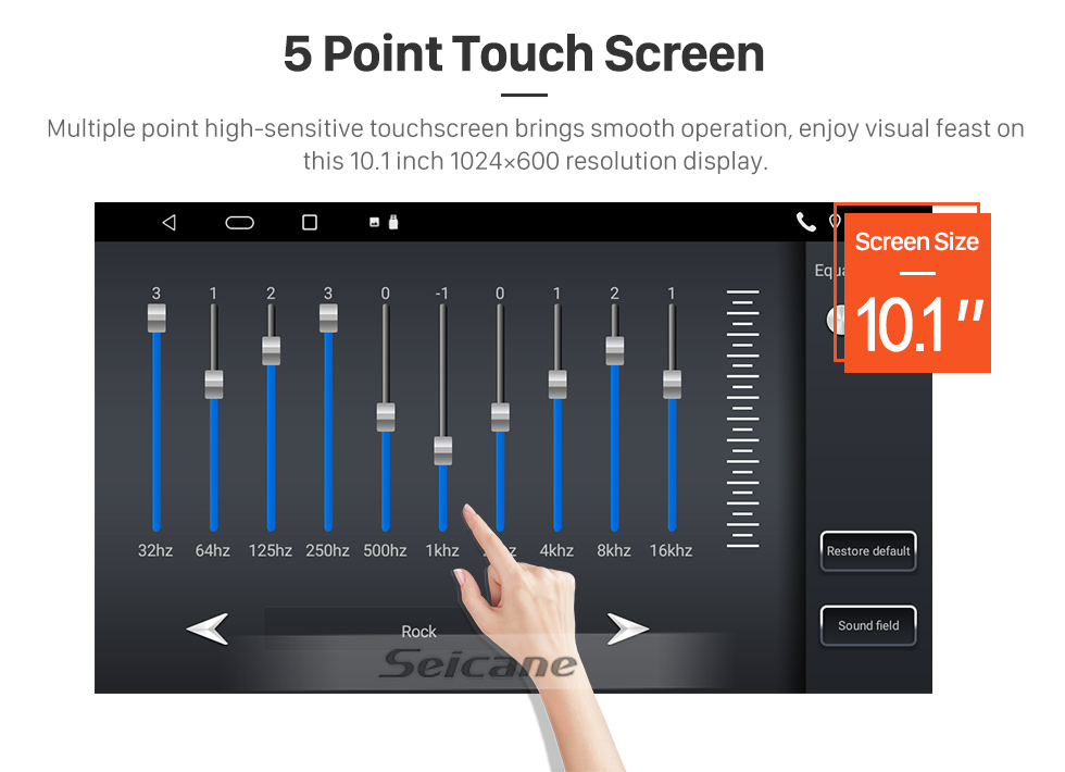 Seicane 2019+ VW Volkswagen Jetta VS5 LHD Android 12.0 HD Touchscreen 10,1 polegadas Unidade principal Bluetooth Rádio de navegação GPS com suporte AUX SWC Carplay