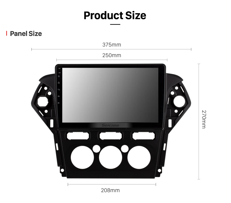 Seicane Android 10.0 Pantalla táctil HD de 10.1 pulgadas para 2020 MITSUBISHI PAJERO SPORT Radio Sistema de navegación GPS con soporte Bluetooth Cámara trasera Carplay