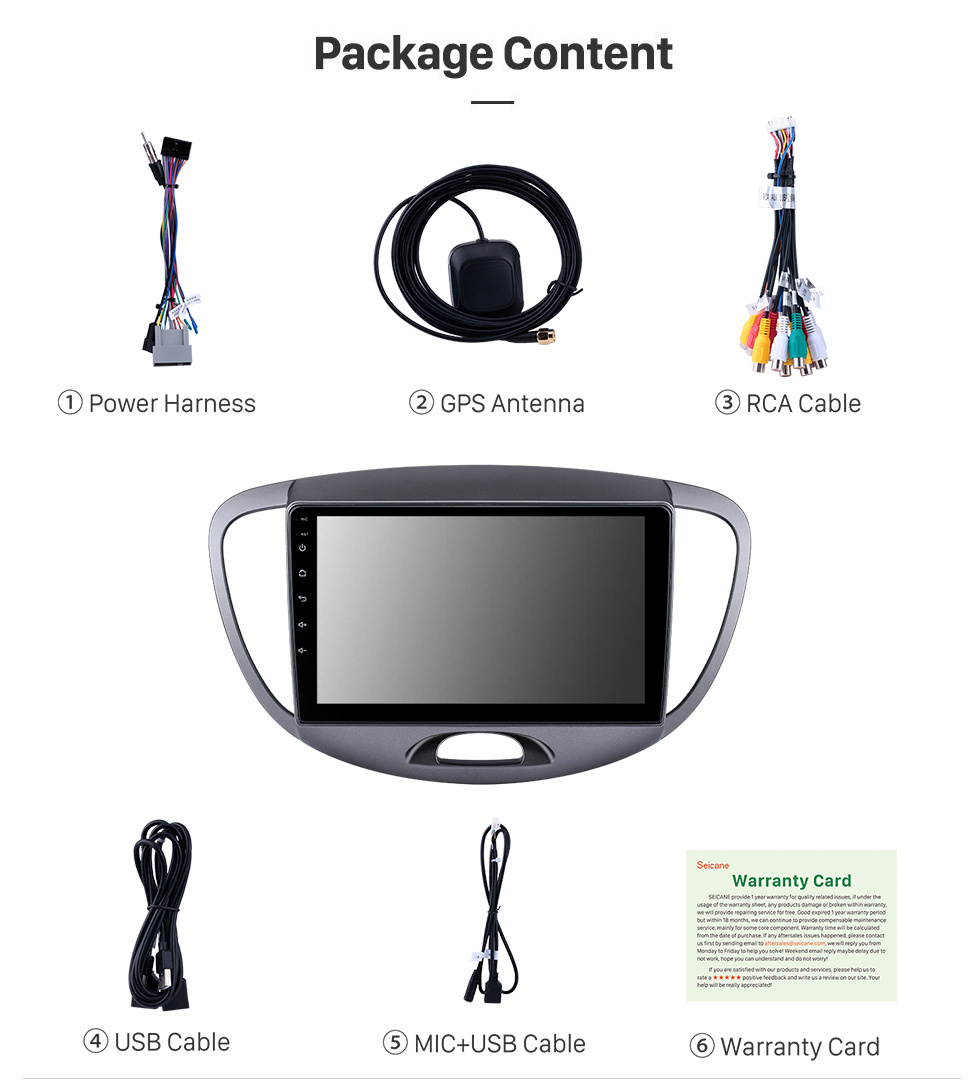 Seicane For 2012 Hyundai I10 Low Version Radio Android 11.0 HD Touchscreen 9 inch with Bluetooth GPS Navigation System Carplay support 1080P Seicane For 2012 Hyundai I10 Low Version Radio Android 11.0 HD Touchscreen 9 inch with Bluetooth GPS Navigation System Carplay support 1080P