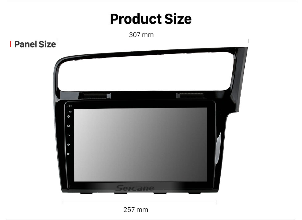 Seicane 10,1 pouces Android 11.0 pour 2013 2014 2015 VW Volkswagen GOLF 7 RHD Radio système de navigation GPS Bluetooth HD écran tactile Carplay