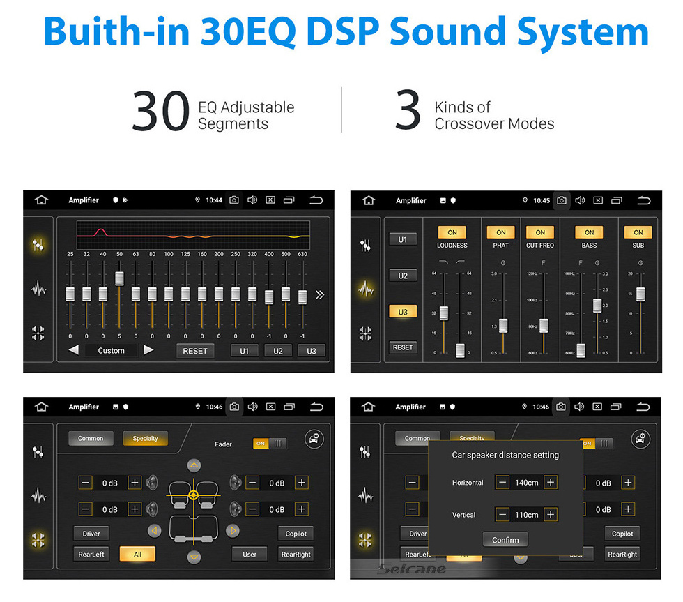 Seicane 9 pulgadas Android 11.0 para 2015-2018 SOUEAST DX7 Sistema de navegación GPS estéreo con cámara compatible con Bluetooth Carplay