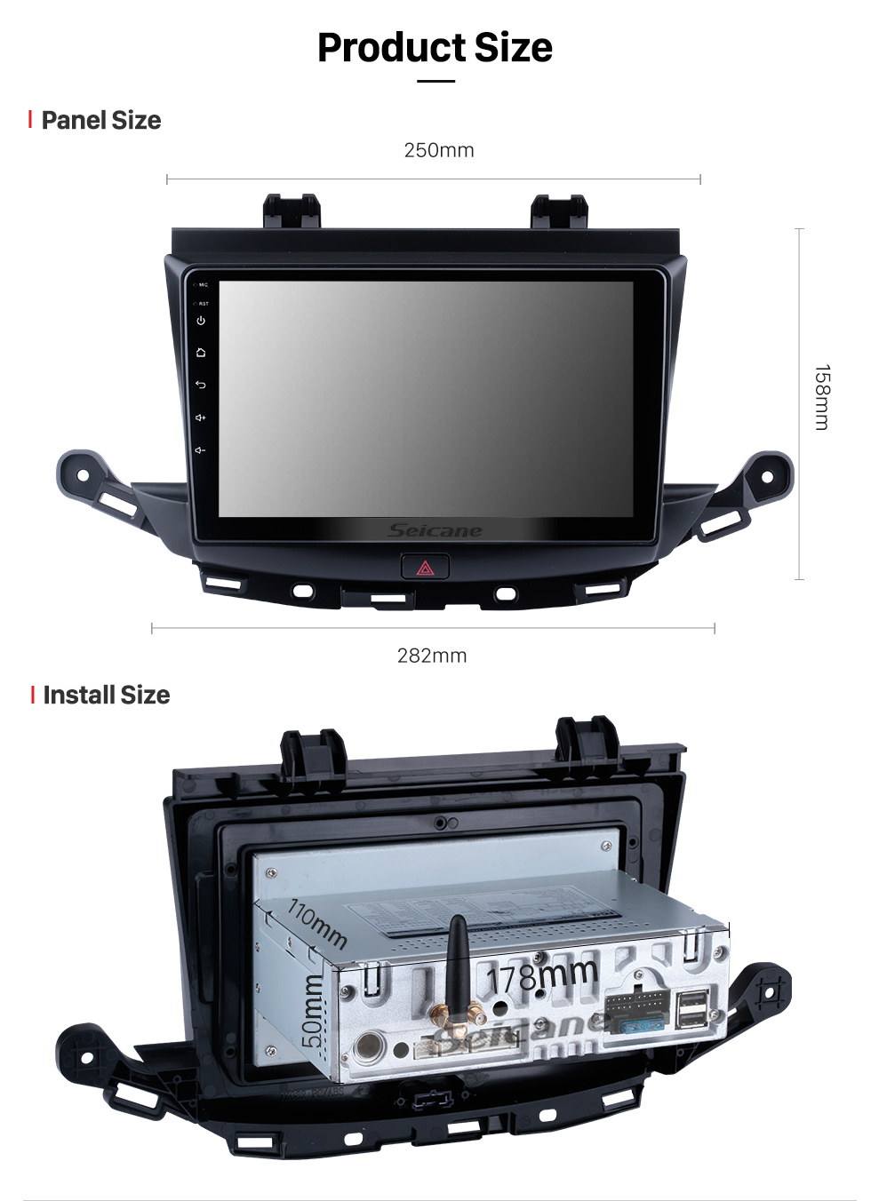 Seicane Andriod 10.0 HD Touchscreen 9 Zoll 2002-2006 Buick Regal Linkslenker Autoradio GPS-Navigationssystem mit Bluetooth-Unterstützung Carplay Seicane Andriod 10.0 HD Touchscreen 9 Zoll 2002-2006 Buick Regal Linkslenker Autoradio GPS-Navigationssystem mit Bluetooth-Unterstützung Carplay