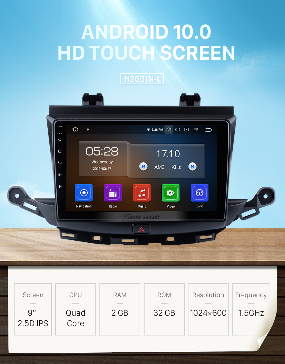 Seicane Andriod 10.0 HD Touchscreen 9 Zoll 2002-2006 Buick Regal Linkslenker Autoradio GPS-Navigationssystem mit Bluetooth-Unterstützung Carplay Seicane Andriod 10.0 HD Touchscreen 9 Zoll 2002-2006 Buick Regal Linkslenker Autoradio GPS-Navigationssystem mit Bluetooth-Unterstützung Carplay