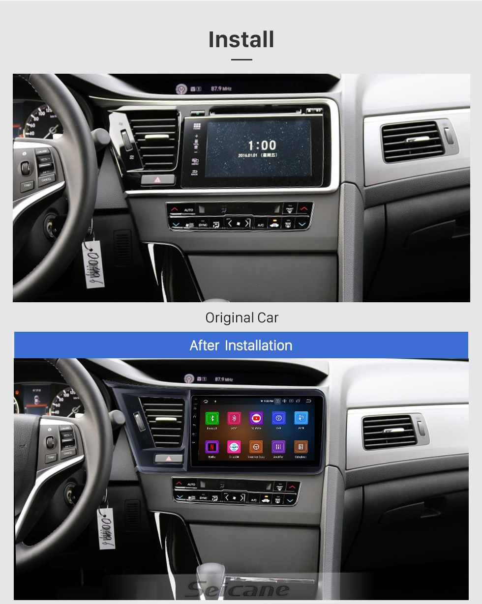 Seicane Android 11.0 for 2014 2015 2016 2017 HONDA SPIRIOR LHD Radio with Bluetooth 9 inch HD Touchscreen GPS Navigation System Carplay support DSP Seicane Android 11.0 for 2014 2015 2016 2017 HONDA SPIRIOR LHD Radio with Bluetooth 9 inch HD Touchscreen GPS Navigation System Carplay support DSP