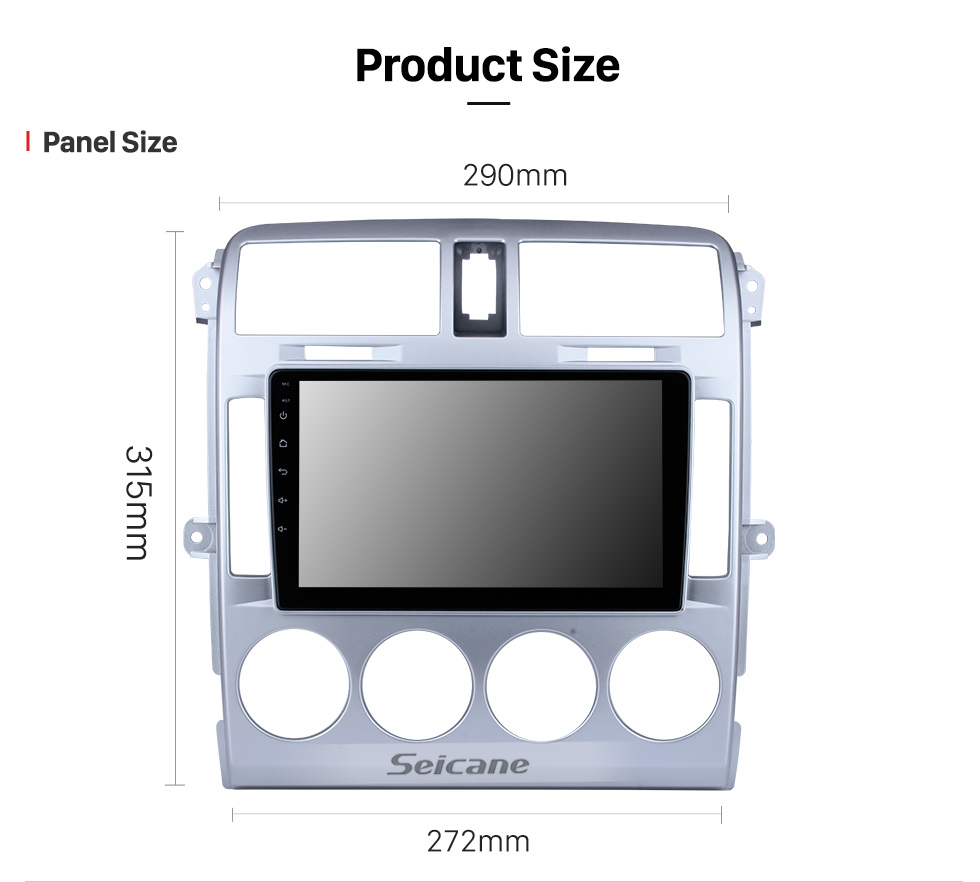 Seicane Android 10.0 HD Touchscreen 9 inch for 2002 2003 2004 2005 2006 Kia Camival Radio  GPS Navigation System with Bluetooth support Carplay