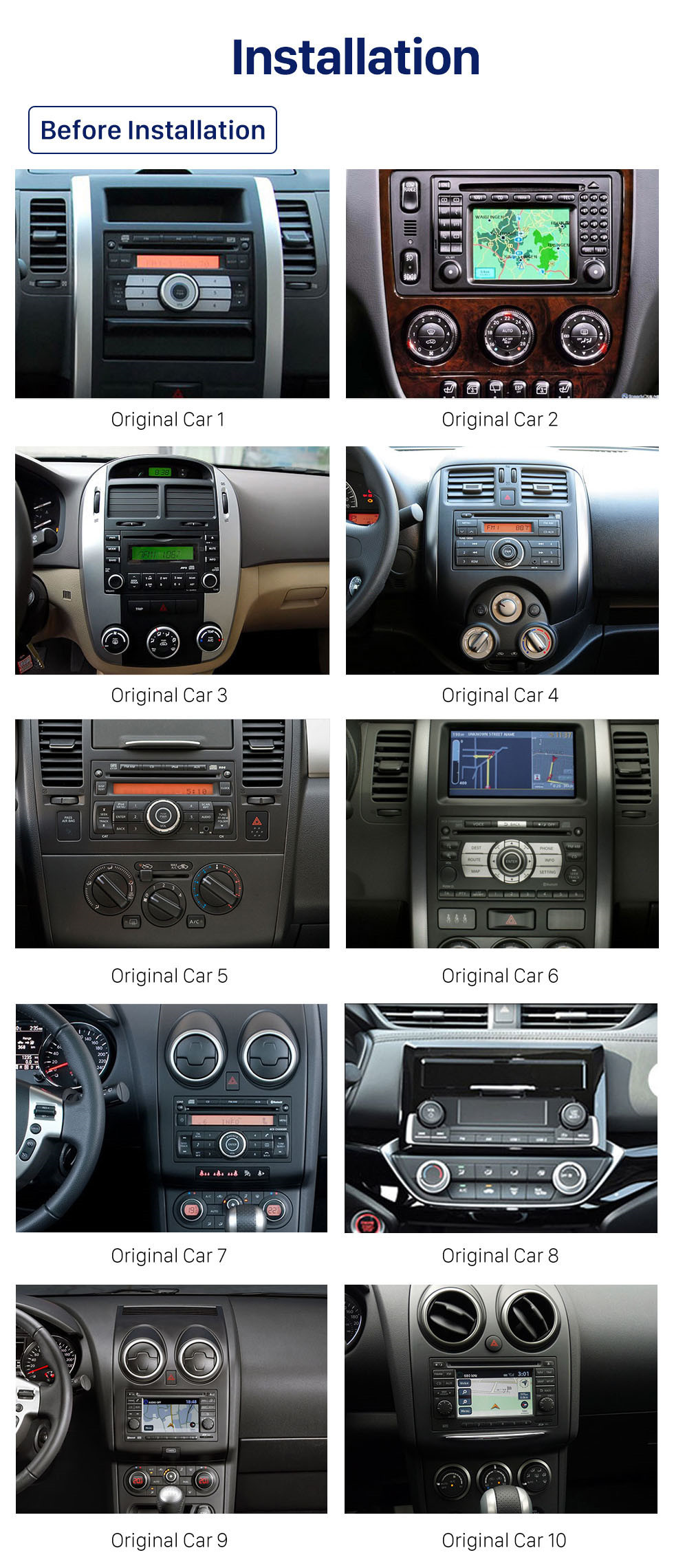 Seicane 9 inch 1 Din Universal Android 10.0 HD 1024*600 Touch Screen Radio GPS Navigation system Bluetooth Music WIFI Audio Steering Wheel Control Seicane 9 inch 1 Din Universal Android 10.0 HD 1024*600 Touch Screen Radio GPS Navigation system Bluetooth Music WIFI Audio Steering Wheel Control