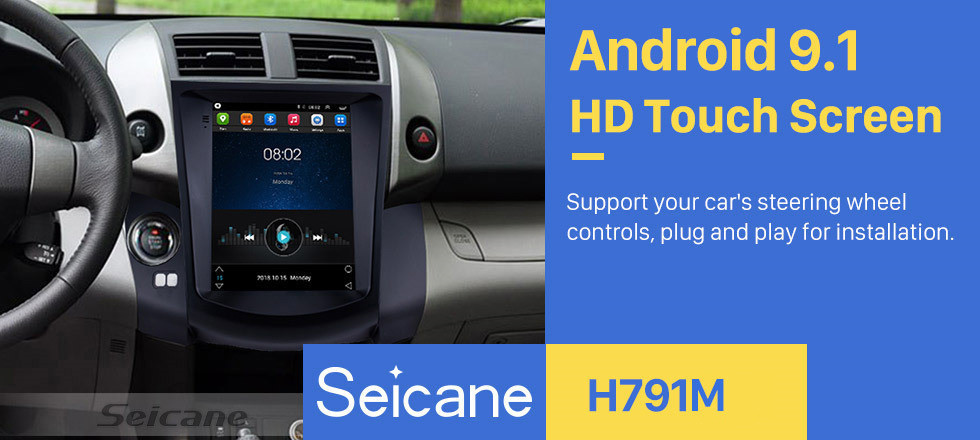 Seicane Android 9.1 9.7 inch HD Touchscreen 2008 2009 2010 2011 Toyota RAV4 GPS Navigation Radio Bluetooth AUX WIFI support 4G Carplay OBD2 SWC DVR Digital TV Backup Camera Seicane Android 9.1 9.7 inch HD Touchscreen 2008 2009 2010 2011 Toyota RAV4 GPS Navigation Radio Bluetooth AUX WIFI support 4G Carplay OBD2 SWC DVR Digital TV Backup Camera