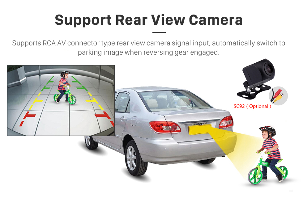 Seicane 9 pulgadas 2011 KIA VQ Android 10.0 HD con pantalla táctil Radio Sistema de navegación GPS con control del volante Bluetooth TV digital Enlace espejo Cámara de respaldo TPMS