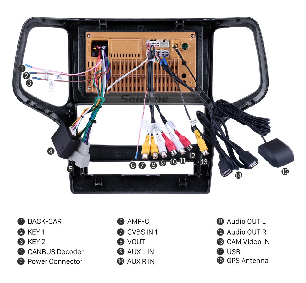 Seicane 2007 2008 2009 Jeep Compass 10,1 Zoll Andriod 10.0 HD Touchsreen Autoradio GPS-Navigationssystem mit Bluetooth-Unterstützung Carplay Seicane 2007 2008 2009 Jeep Compass 10,1 Zoll Andriod 10.0 HD Touchsreen Autoradio GPS-Navigationssystem mit Bluetooth-Unterstützung Carplay