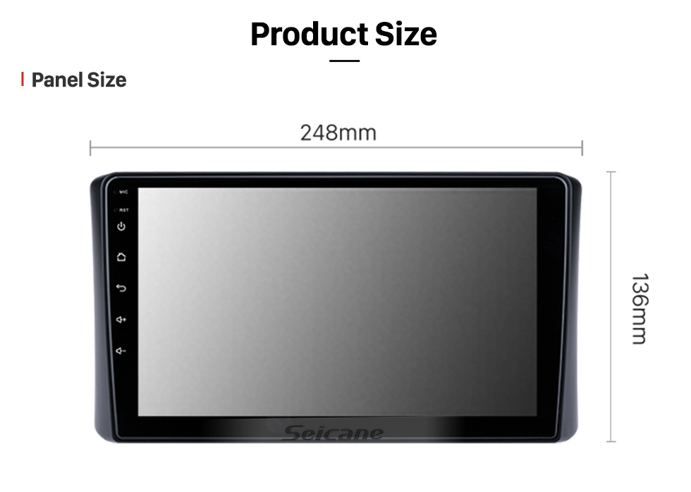 Seicane Para LEXUS LX-470 1998-2002 TOYOTA LC-100 1998-2003 Rádio 9 polegadas Android 13.0 HD Touchscreen Sistema de Navegação GPS com WIFI Bluetooth Suporte Carplay TPMS