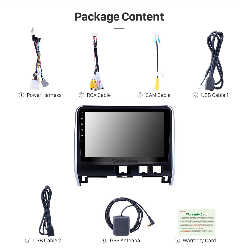 Seicane 2016 2017 2018 Nissan Serena 10.1 inch HD Touchscreen Android 8.1 GPS Navigation System Head unit Bluetooth Wifi auto Radio 3G WIFI USB Carplay support DVR TPMS Seicane 2016 2017 2018 Nissan Serena 10.1 inch HD Touchscreen Android 8.1 GPS Navigation System Head unit Bluetooth Wifi auto Radio 3G WIFI USB Carplay support DVR TPMS