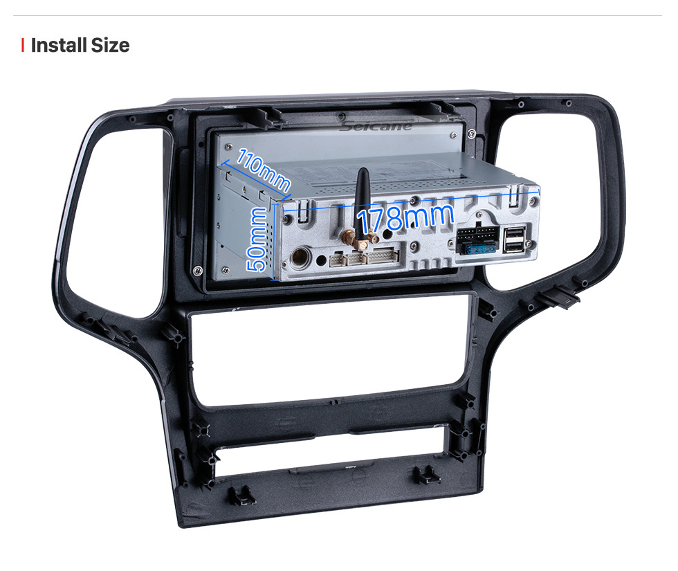 Seicane 2008 2009 2010 2011 2012 Jeep Grand Cherokee 9 Zoll Andriod 11.0 HD Touchsreen Autoradio GPS-Navigationssystem mit Bluetooth-Unterstützung Carplay Seicane 2008 2009 2010 2011 2012 Jeep Grand Cherokee 9 Zoll Andriod 11.0 HD Touchsreen Autoradio GPS-Navigationssystem mit Bluetooth-Unterstützung Carplay