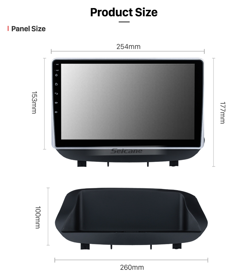 Seicane 10.1 pulgadas Android 10.0 para 2017 Chevrolet Captiva Radio Sistema de navegación GPS con pantalla táctil HD Soporte Bluetooth Carplay OBD2