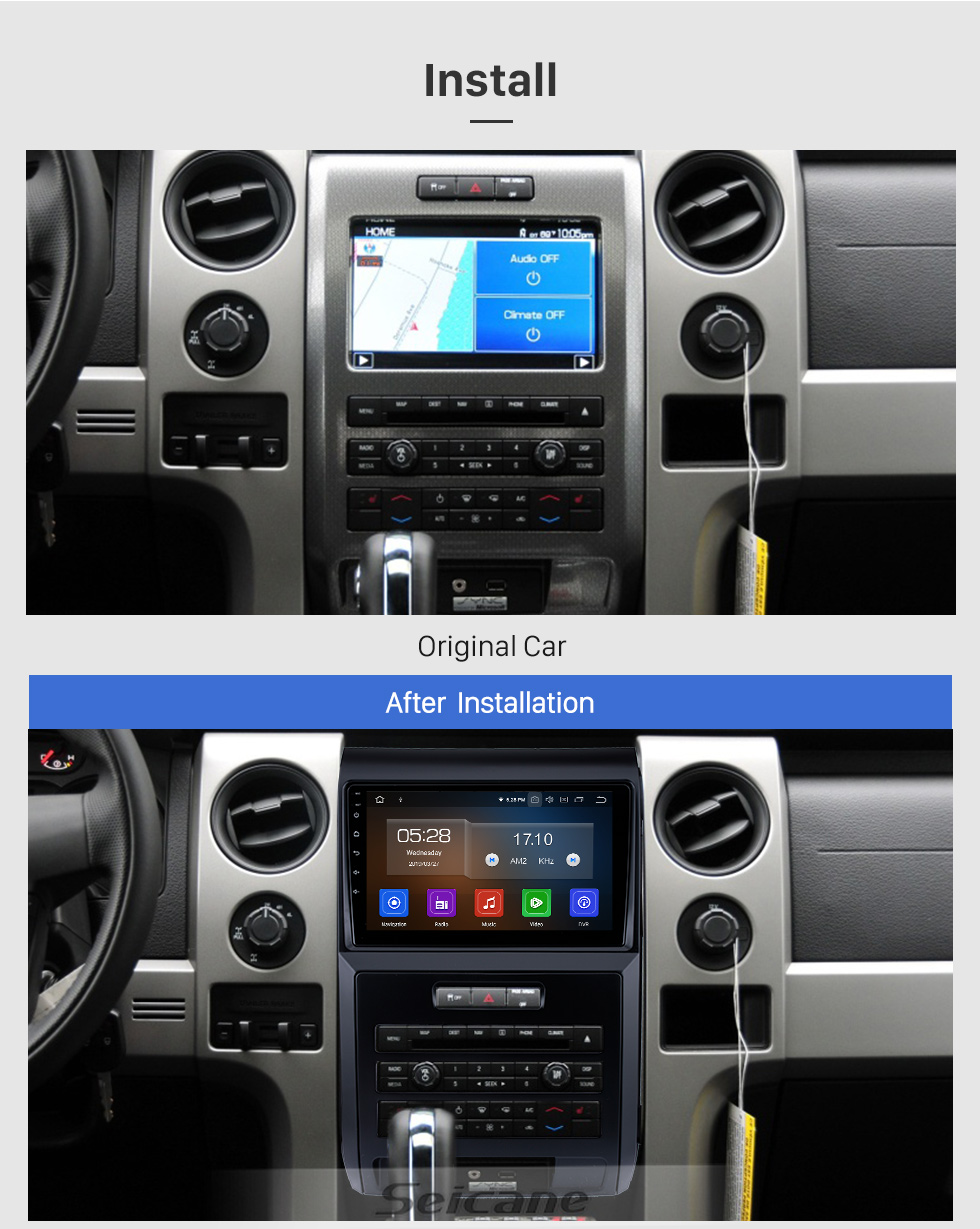 Android 11.0 9 inch GPS Navigation Radio for 2010 FORD F150/Raptor LHD 2012 Ford F150 3.5 Ecoboost Towing Capacity