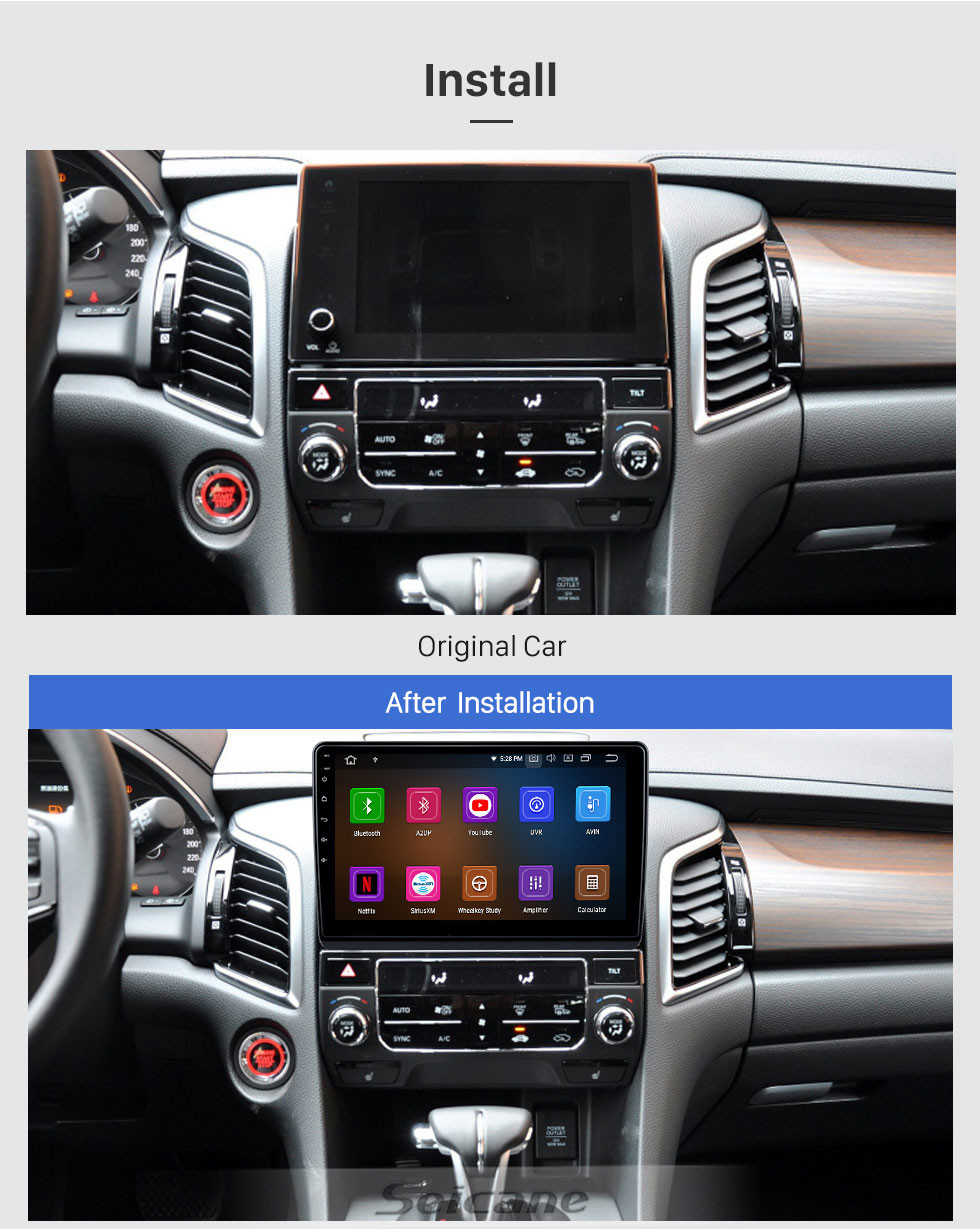 Seicane 10,1-дюймовый Android 11.0 для Honda AVANCIER 2017 Радио GPS-навигационная система с сенсорным экраном HD Поддержка Bluetooth Carplay OBD2