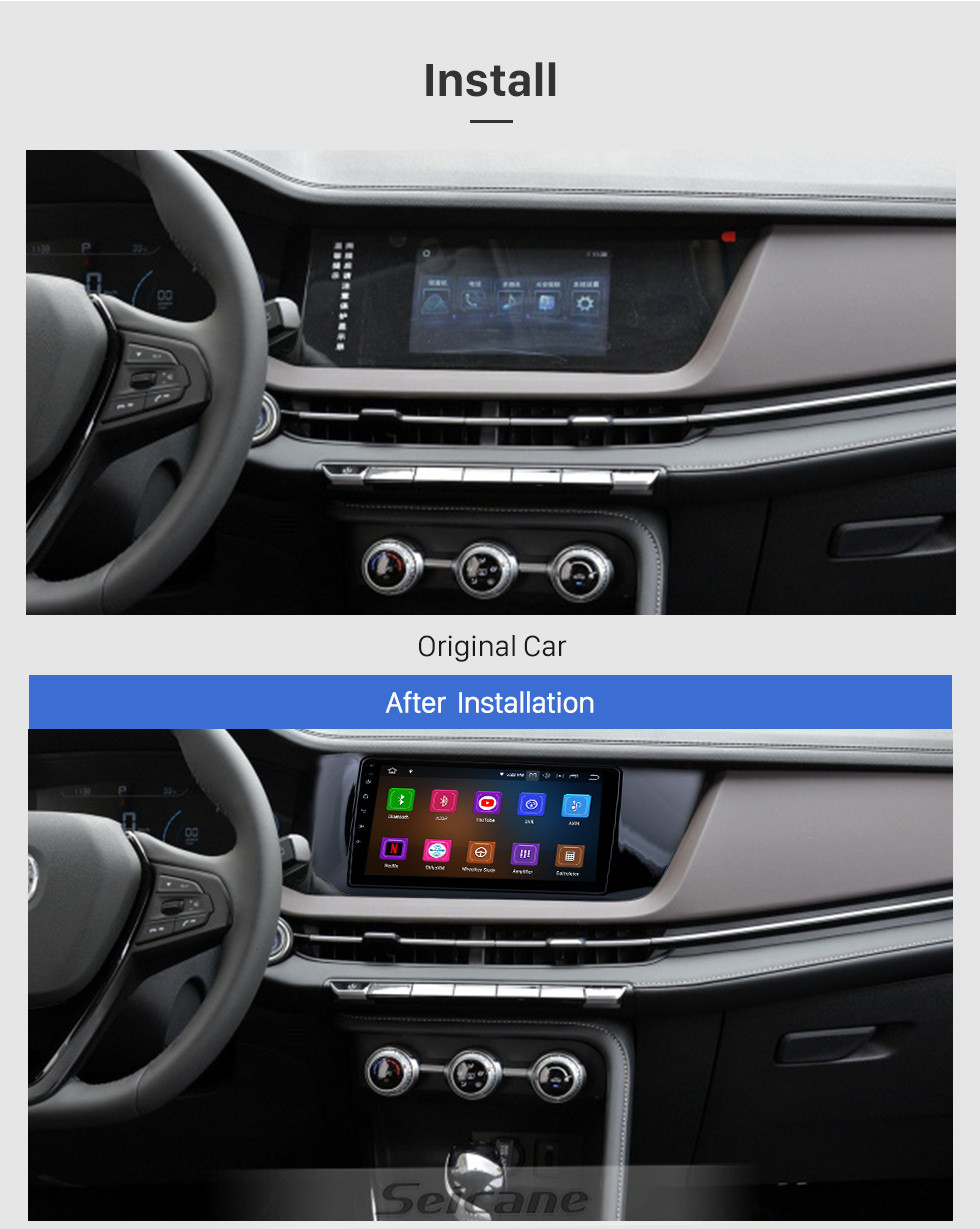 Seicane Andriod 11.0 HD écran tactile 9 pouces 2019 Changan CS15 LHD système de navigation GPS de voiture avec prise en charge Bluetooth Carplay DAB +