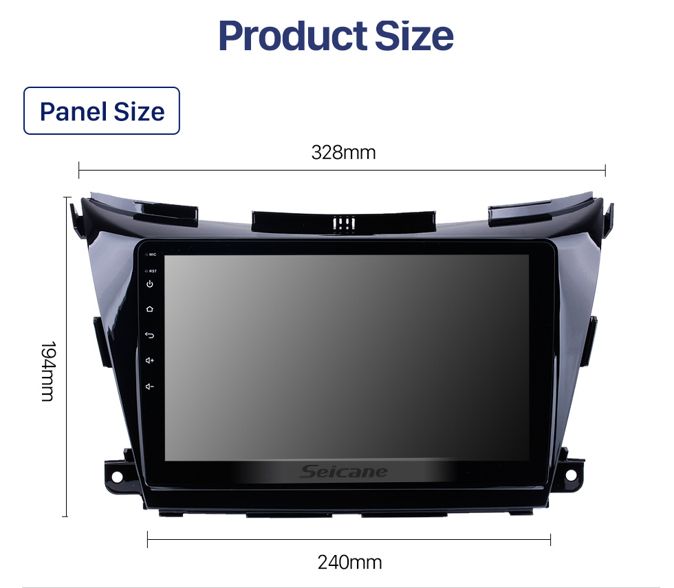 Seicane 10.1 inch For 2015 2016 2017 Nissan Murano Android 10.0 HD Touchscreen Radio GPS Navigation system Bluetooth Support 3G/4G WIFI OBD2 USB Mirror Link Steering Wheel Control Seicane 10.1 inch For 2015 2016 2017 Nissan Murano Android 10.0 HD Touchscreen Radio GPS Navigation system Bluetooth Support 3G/4G WIFI OBD2 USB Mirror Link Steering Wheel Control