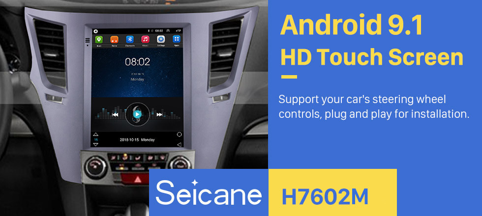 Seicane Aftermarket 9,7 Zoll Android 9.1 Radio für 2010-2014 Subaru Outback GPS Navigation HD Touchscreen Stereo Bluetooth USB USB MP4 Musik Mirror Link SWC 4G WIFI Seicane Aftermarket 9,7 Zoll Android 9.1 Radio für 2010-2014 Subaru Outback GPS Navigation HD Touchscreen Stereo Bluetooth USB USB MP4 Musik Mirror Link SWC 4G WIFI