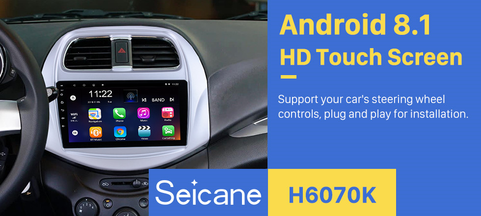 Seicane 2018 Chevy Chevrolet SPARK Android 8.1 HD Touchscreen 9 inch Buetooth GPS Navi Head unit auto radio with AUX WIFI Steering Wheel Control CPU support Rear view Camera DVR OBD Seicane 2018 Chevy Chevrolet SPARK Android 8.1 HD Touchscreen 9 inch Buetooth GPS Navi Head unit auto radio with AUX WIFI Steering Wheel Control CPU support Rear view Camera DVR OBD