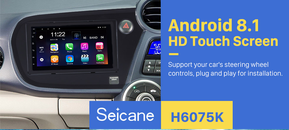 Seicane 2009-2016 Honda Insight RHD 7 inch Android 8.1 Car Radio GPS Navigation with HD Touchscreen Bluetooth FM Wifi Steering Wheel Control Mirror Link support DVR Backup Camera OBD2 3G Module Seicane 2009-2016 Honda Insight RHD 7 inch Android 8.1 Car Radio GPS Navigation with HD Touchscreen Bluetooth FM Wifi Steering Wheel Control Mirror Link support DVR Backup Camera OBD2 3G Module