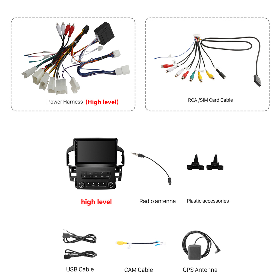 Seicane 9 pulgadas Android 13.0 para Lexus RX300 Toyota Harrie 1997 1998 1999-2003 Radio Sistema de navegación GPS con pantalla táctil HD Soporte Bluetooth Carplay OBD2