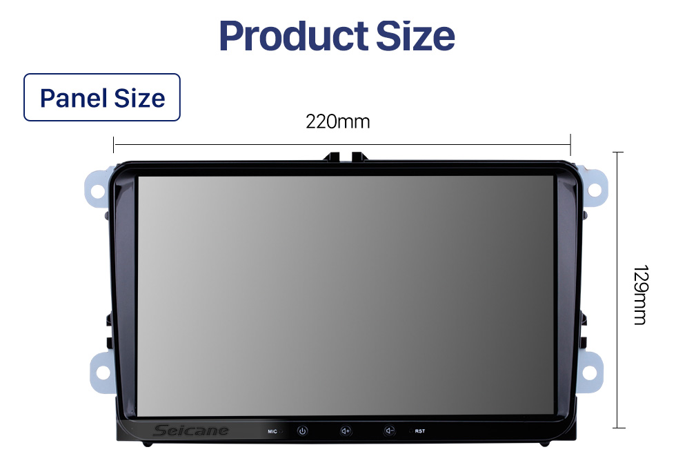 Seicane 2006-2013 Skoda Praktik Android 10.0 Système de lecteur de DVD de voiture de navigation GPS Soutien Caméra de vision arrière Bluetooth Radio Miroir Lien OBD2 DVR 3G WiFi HD écran tactile