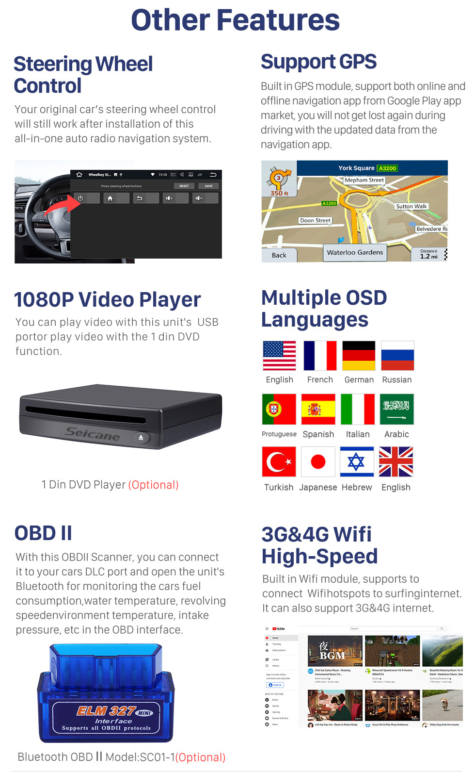 Seicane Android 10.0 GPS Navigationssystem für 2004-2013 Skoda FABIA mit DVD-Player Radio Bluetooth Spiegel Link OBD2 DVR Rückfahrkamera Lenkradsteuerung 3G WiFi Seicane Android 10.0 GPS Navigationssystem für 2004-2013 Skoda FABIA mit DVD-Player Radio Bluetooth Spiegel Link OBD2 DVR Rückfahrkamera Lenkradsteuerung 3G WiFi