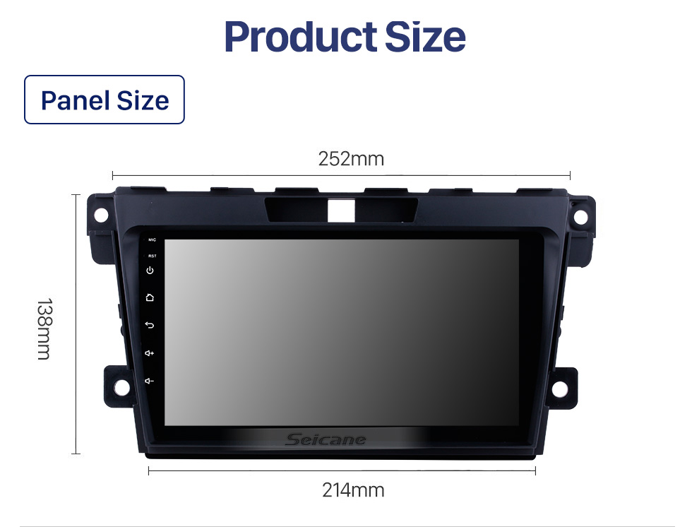 Blaupunkt SD USB 1din mp3 AUX autoradio per Mazda cx-7 2008-2010 