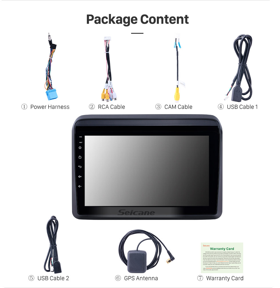 Seicane OEM 9 polegada Android 8.1 Bluetooth Rádio para 2018-2019 Suzuki ERTIGA com Navegação GPS 1024 * 600 touchscreen wi-fi suporte a música Câmera Retrovisor DVR Controle de Volante OBD Seicane OEM 9 polegada Android 8.1 Bluetooth Rádio para 2018-2019 Suzuki ERTIGA com Navegação GPS 1024 * 600 touchscreen wi-fi suporte a música Câmera Retrovisor DVR Controle de Volante OBD