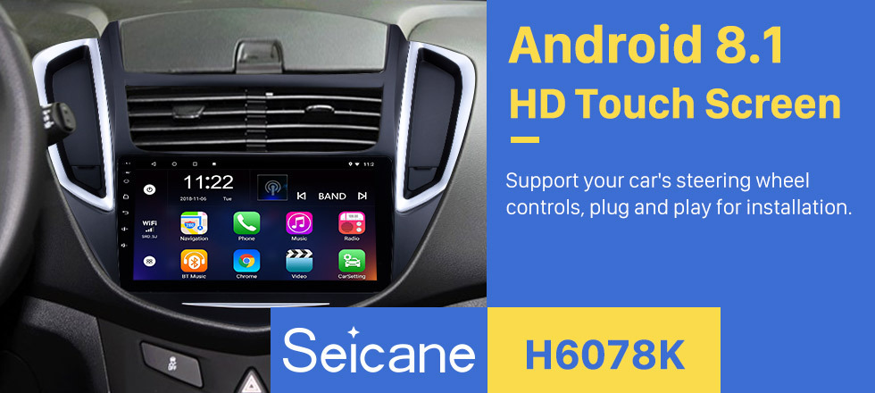 Seicane 2014-2016 Chevy Chevrolet Trax 9 Zoll HD Touchscreen Android 8.1 Bluetooth GPS-Navigationssystem Radio Unterstützung Lenkradsteuerung Rückfahrkamera 3G Wlan Spiegel-Verbindung DVR TPMS Seicane 2014-2016 Chevy Chevrolet Trax 9 Zoll HD Touchscreen Android 8.1 Bluetooth GPS-Navigationssystem Radio Unterstützung Lenkradsteuerung Rückfahrkamera 3G Wlan Spiegel-Verbindung DVR TPMS