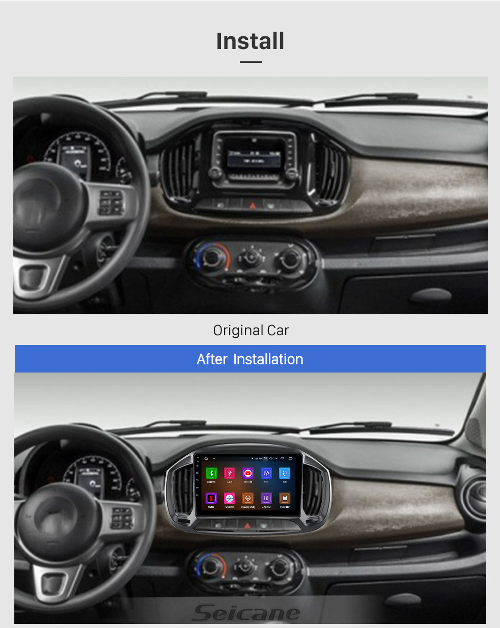 Seicane OEM Android 11.0 pour GREAT WALL VOLEEX C30 2015 Radio avec Bluetooth 9 pouces HD à écran tactile Système de navigation GPS Carplay support DSP