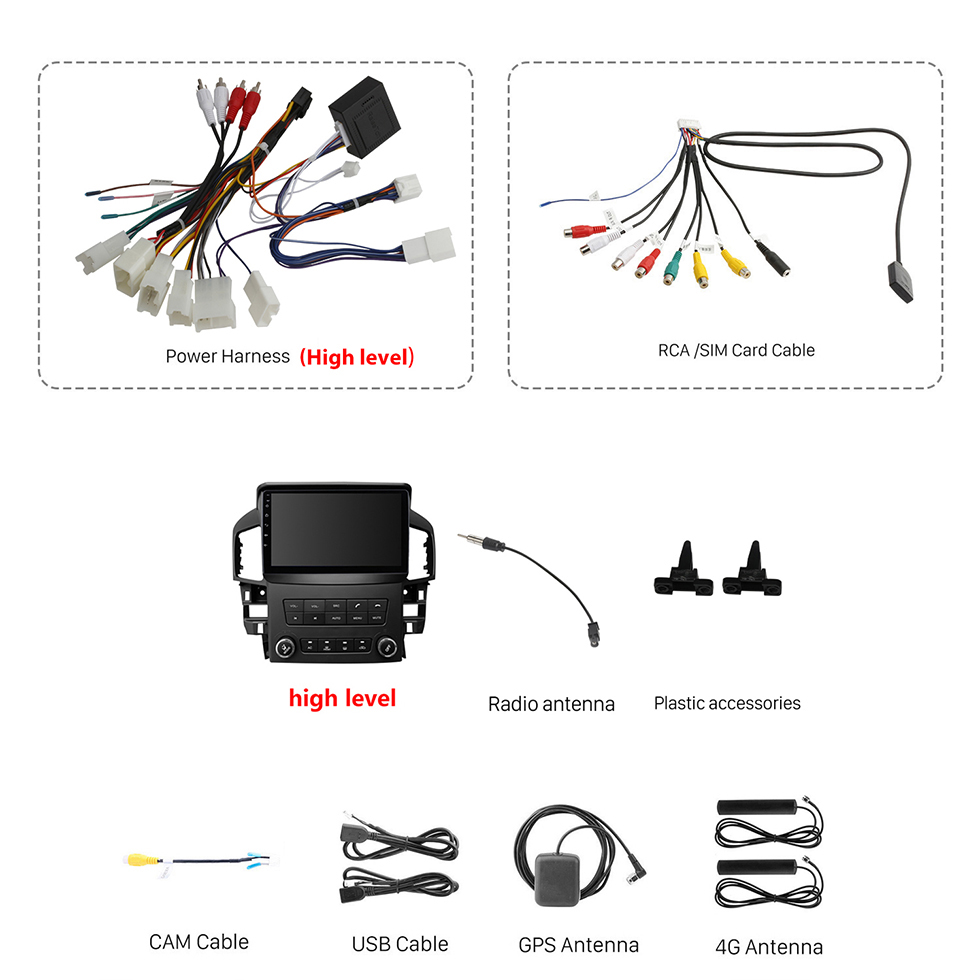 Seicane 9 inch Android 13.0 For Lexus RX300 Toyota Harrie 1997 1998 1999-2003 Radio GPS Navigation System with HD Touchscreen Bluetooth Carplay support OBD2