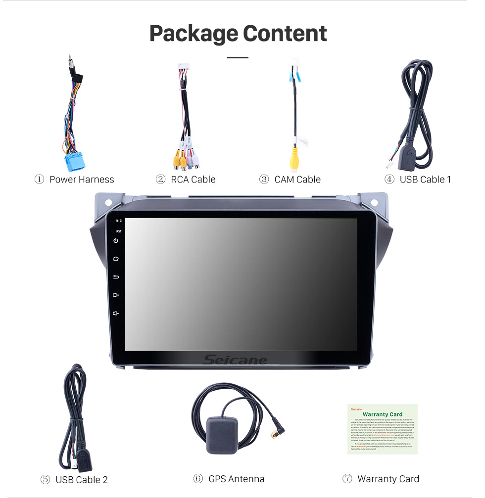 Seicane 9-Zoll-Android 8.1 OEM HD Touchscreen Head-Einheit für 2009-2016 GPS-Navigation von GPS-Navigationsgeräten mit Bluetooth-Unterstützung für das Lenkrad 3G WIFI TPMS DAB + OBD2 Seicane 9-Zoll-Android 8.1 OEM HD Touchscreen Head-Einheit für 2009-2016 GPS-Navigation von GPS-Navigationsgeräten mit Bluetooth-Unterstützung für das Lenkrad 3G WIFI TPMS DAB + OBD2