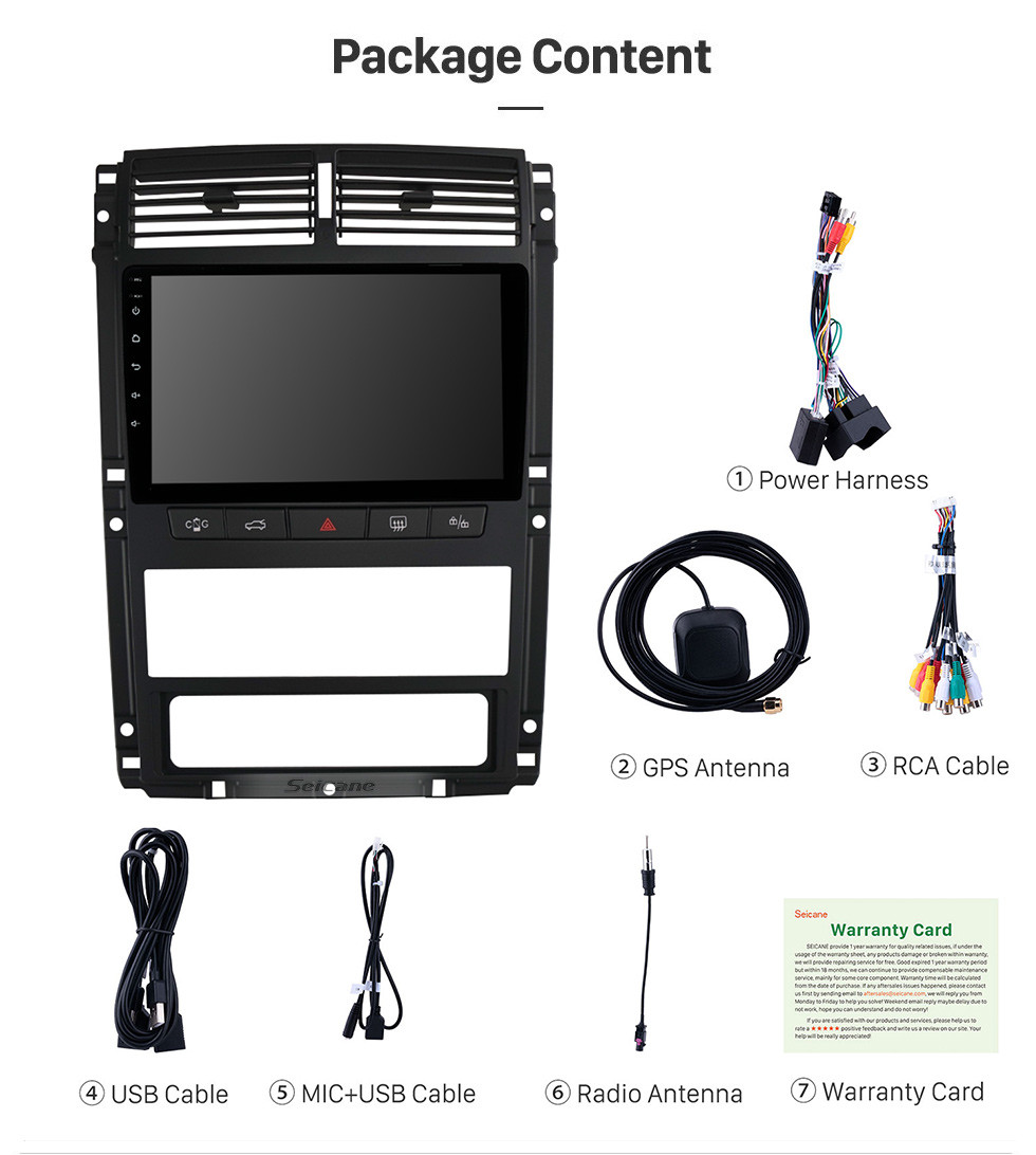 Seicane OEM Android 11.0 para 2006-2007 PEUGEOT 405 Radio con Bluetooth 9 pulgadas HD Pantalla táctil Sistema de navegación GPS Carplay compatible con DSP