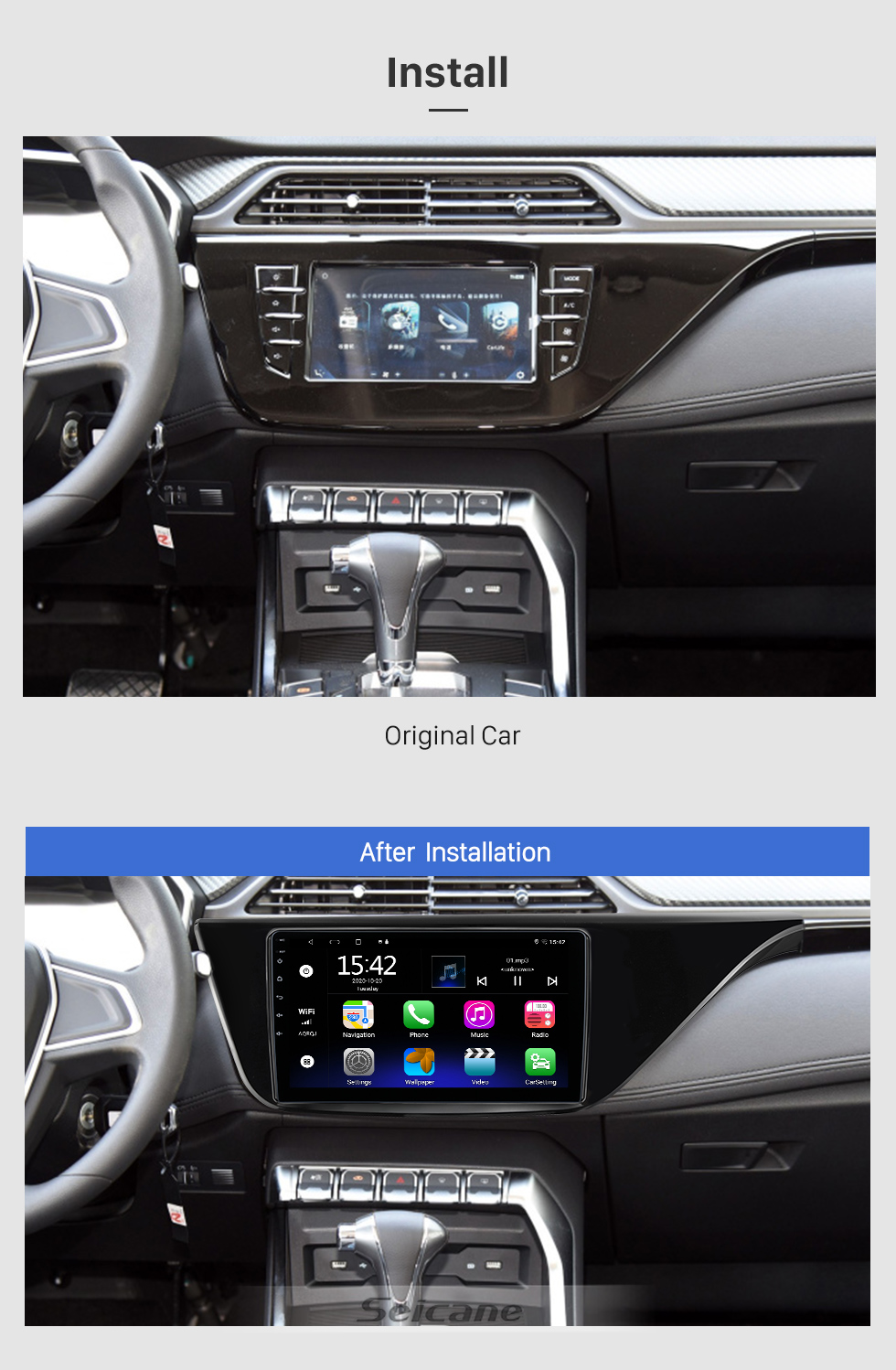 Seicane For FORD TERRITORY LHD 2019 Radio Android 10.0 HD Touchscreen 10.1 inch GPS Navigation System with WIFI Bluetooth support Carplay DVR Seicane For FORD TERRITORY LHD 2019 Radio Android 10.0 HD Touchscreen 10.1 inch GPS Navigation System with WIFI Bluetooth support Carplay DVR