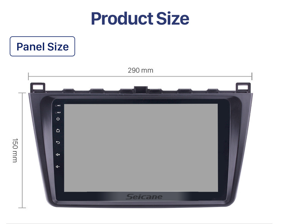 Seicane HD Touchscreen 2008-2015 Mazda 6 Android 10.0 Radio GPS Bluetooth TPMS DVR Rearview camera TV 3G WIFI 16G Flash CPU Quad Core Seicane HD Touchscreen 2008-2015 Mazda 6 Android 10.0 Radio GPS Bluetooth TPMS DVR Rearview camera TV 3G WIFI 16G Flash CPU Quad Core