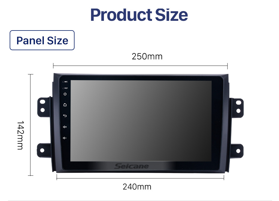 Seicane Autoradio Android 10.0 HD à écran tactile pour 2007-2015 Suzuki SX4 Système de navigation GPS Bluetooth Lecteur DVD Musique USB WIFI DVR OBD2 1080P Lien miroir Seicane Autoradio Android 10.0 HD à écran tactile pour 2007-2015 Suzuki SX4 Système de navigation GPS Bluetooth Lecteur DVD Musique USB WIFI DVR OBD2 1080P Lien miroir