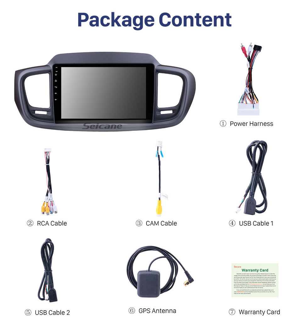 Seicane 9 inch For 2015 2016 Kia Sorento Android 10.0 Radio bluetooth GPS Navigation System with Backup Camera TPMS Steering Wheel Control OBD2 DVR Rearview camera digital TV Seicane 9 inch For 2015 2016 Kia Sorento Android 10.0 Radio bluetooth GPS Navigation System with Backup Camera TPMS Steering Wheel Control OBD2 DVR Rearview camera digital TV