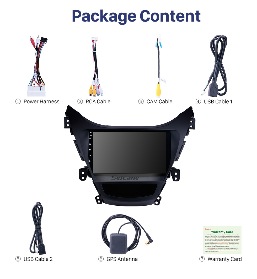 Seicane 9 inch Android 10.0 Radio GPS Car Navigation System for 2012 2013 Hyundai Elantra with Quad-core CPU Bluetooth Music 4G WiFi OBD2 Rearview Camera Steering Wheel Control AUX DVR Seicane 9 inch Android 10.0 Radio GPS Car Navigation System for 2012 2013 Hyundai Elantra with Quad-core CPU Bluetooth Music 4G WiFi OBD2 Rearview Camera Steering Wheel Control AUX DVR