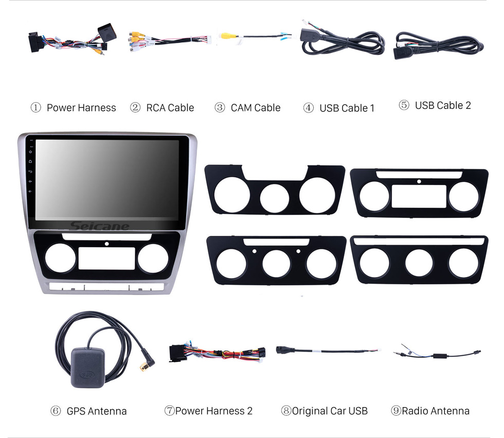 Seicane 10.1 inch For 2007-2012 2013 2014 Skoda Octavia Radio Android 10.0 GPS Navigation System Bluetooth HD Touchscreen Carplay support OBD2 Seicane 10.1 inch For 2007-2012 2013 2014 Skoda Octavia Radio Android 10.0 GPS Navigation System Bluetooth HD Touchscreen Carplay support OBD2
