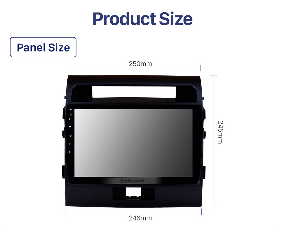 Seicane 10.1 inch 2007-2017 TOYOTA LAND CRUISER Android 10.0 HD TouchScreen Radio GPS Navigation System Bluetooth Support Car Stereo Music Mirror Link OBD2 3G/4G WiFi Video Backup Camera Seicane 10.1 inch 2007-2017 TOYOTA LAND CRUISER Android 10.0 HD TouchScreen Radio GPS Navigation System Bluetooth Support Car Stereo Music Mirror Link OBD2 3G/4G WiFi Video Backup Camera