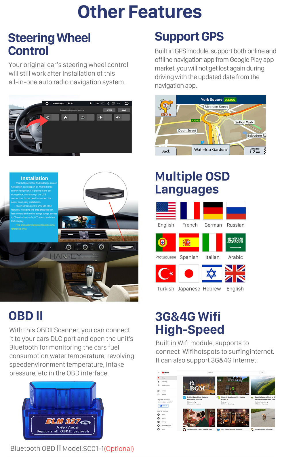 Seicane 10.1 inch Android 10.0 2005-2010 Suzuki Swift HD Touchscreen Radio GPS Navigation Bluetooth WIFI USB Aux Rearview Camera OBDII TPMS 1080P video Seicane 10.1 inch Android 10.0 2005-2010 Suzuki Swift HD Touchscreen Radio GPS Navigation Bluetooth WIFI USB Aux Rearview Camera OBDII TPMS 1080P video