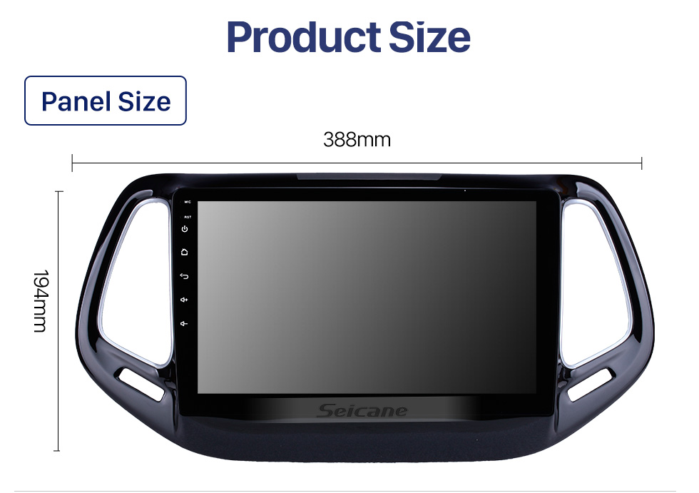 Seicane Android 10.0 GPS-Navigationssystem für 2017 Jeep Kompass 10,1 Zoll HD Touchscreen Multimedia Radio Bluetooth MP5 Musik Spiegel-Verbindung Wlan USB Unterstützung 4G Carplay SWC OBD2 Rückansicht Seicane Android 10.0 GPS-Navigationssystem für 2017 Jeep Kompass 10,1 Zoll HD Touchscreen Multimedia Radio Bluetooth MP5 Musik Spiegel-Verbindung Wlan USB Unterstützung 4G Carplay SWC OBD2 Rückansicht