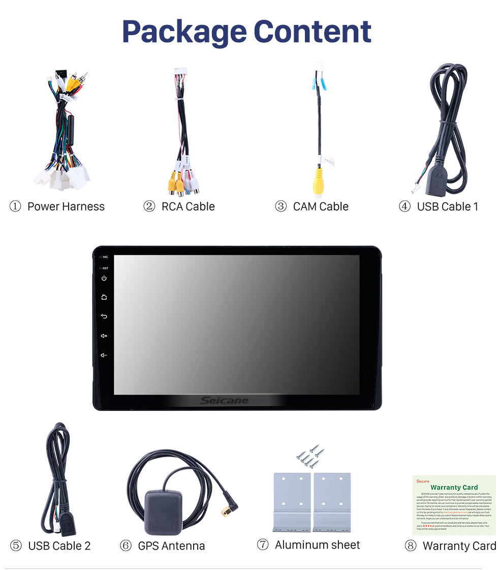 Seicane Aftermarket Android 10.0 Radio GPS Navigation system for 2015-2018 Toyota Sienna with Capacitive Touch Screen TPMS DVR OBDII Control USB Bluetooth 3G WiFi Video AUX Rear camera Seicane Aftermarket Android 10.0 Radio GPS Navigation system for 2015-2018 Toyota Sienna with Capacitive Touch Screen TPMS DVR OBDII Control USB Bluetooth 3G WiFi Video AUX Rear camera