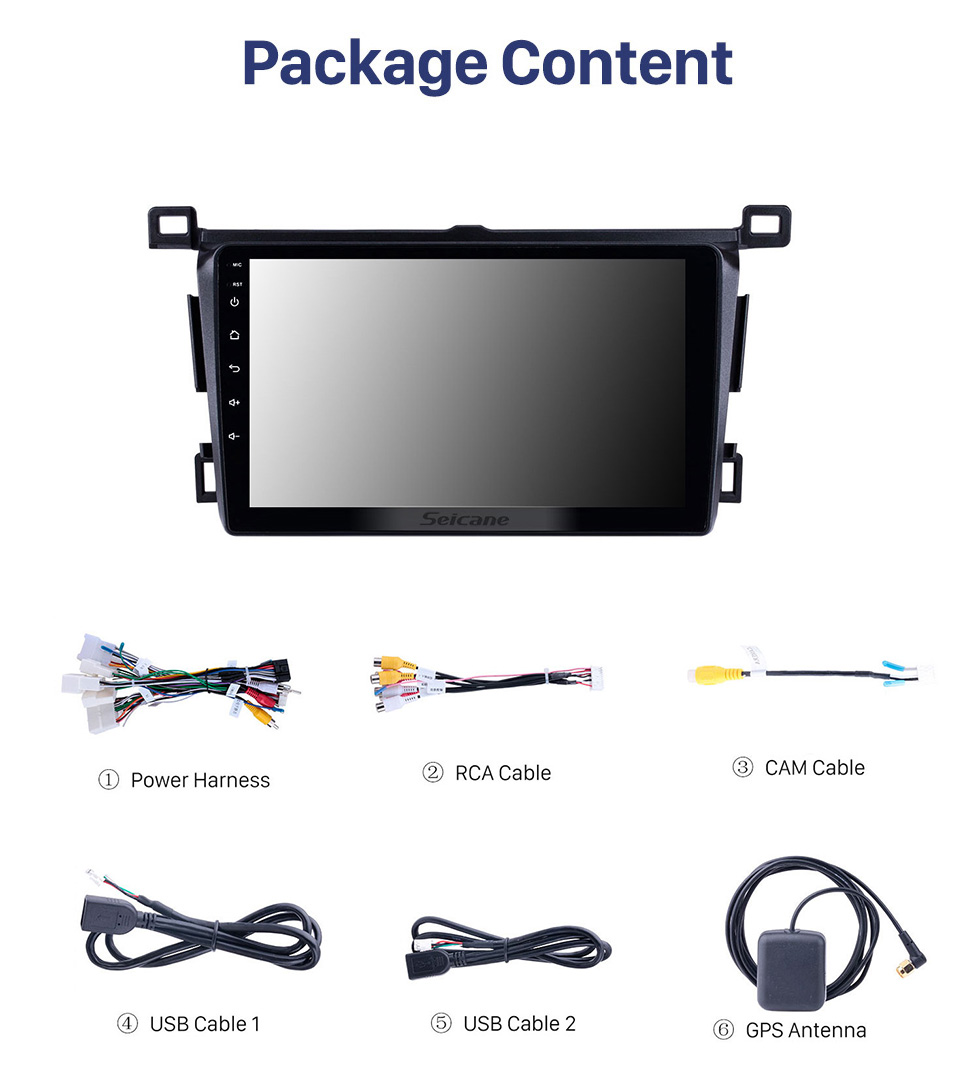 Seicane 9 Inch Android 10.0 GPS Navigation System Radio For 2013 2014 2015 2016 2017 2018 Toyota RAV4 LHD Support DVD Player Remote Control Bluetooth Touch Screen TV tuner Seicane 9 Inch Android 10.0 GPS Navigation System Radio For 2013 2014 2015 2016 2017 2018 Toyota RAV4 LHD Support DVD Player Remote Control Bluetooth Touch Screen TV tuner
