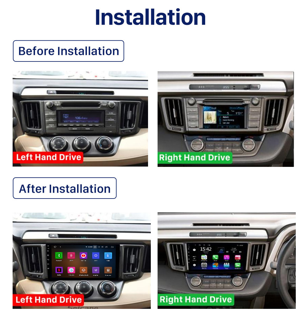 Seicane 9 Inch Android 10.0 GPS Navigation System Radio For 2013 2014 2015 2016 2017 2018 Toyota RAV4 LHD Support DVD Player Remote Control Bluetooth Touch Screen TV tuner Seicane 9 Inch Android 10.0 GPS Navigation System Radio For 2013 2014 2015 2016 2017 2018 Toyota RAV4 LHD Support DVD Player Remote Control Bluetooth Touch Screen TV tuner