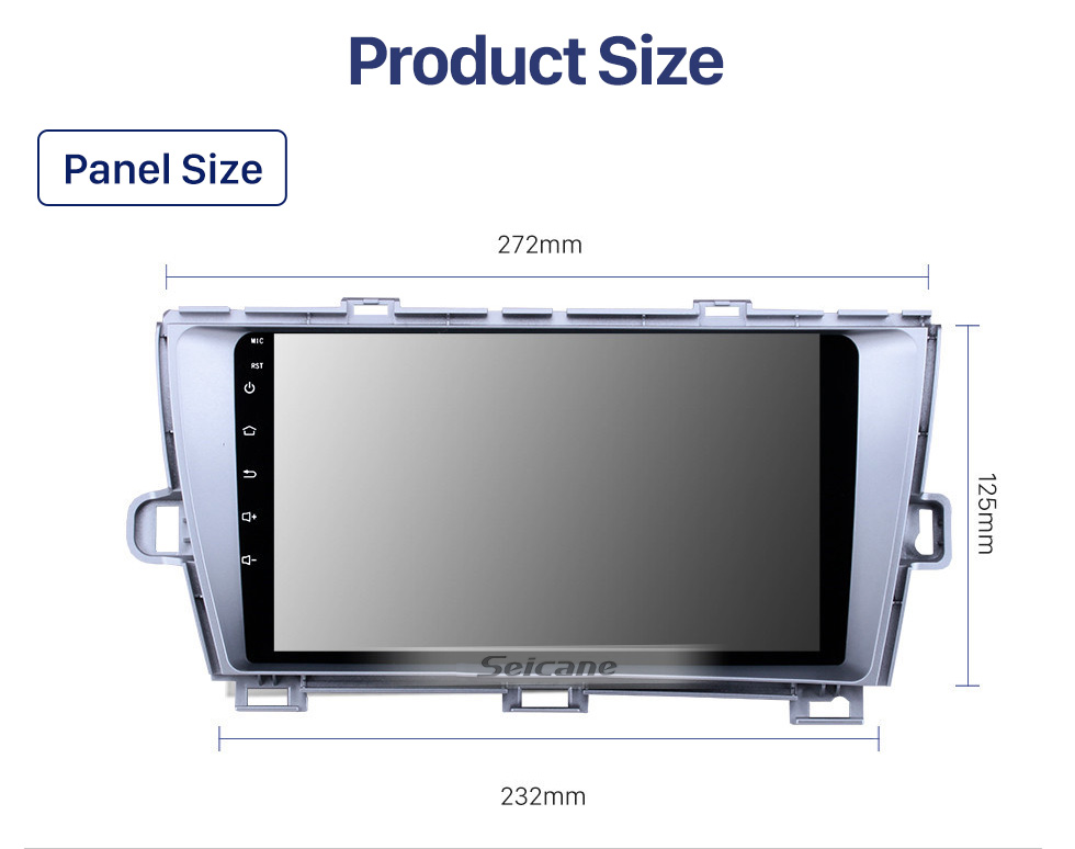 Seicane 9 inch Android 10.0 HD 1024*600 Touch Screen Radio GPS Car A/V System for 2009-2013 Toyota Prius Left hand driver Bluetooth Music 4G WiFi OBD2 Rearview Camera DVD player Steering Wheel Control AUX DVR USB Seicane 9 inch Android 10.0 HD 1024*600 Touch Screen Radio GPS Car A/V System for 2009-2013 Toyota Prius Left hand driver Bluetooth Music 4G WiFi OBD2 Rearview Camera DVD player Steering Wheel Control AUX DVR USB
