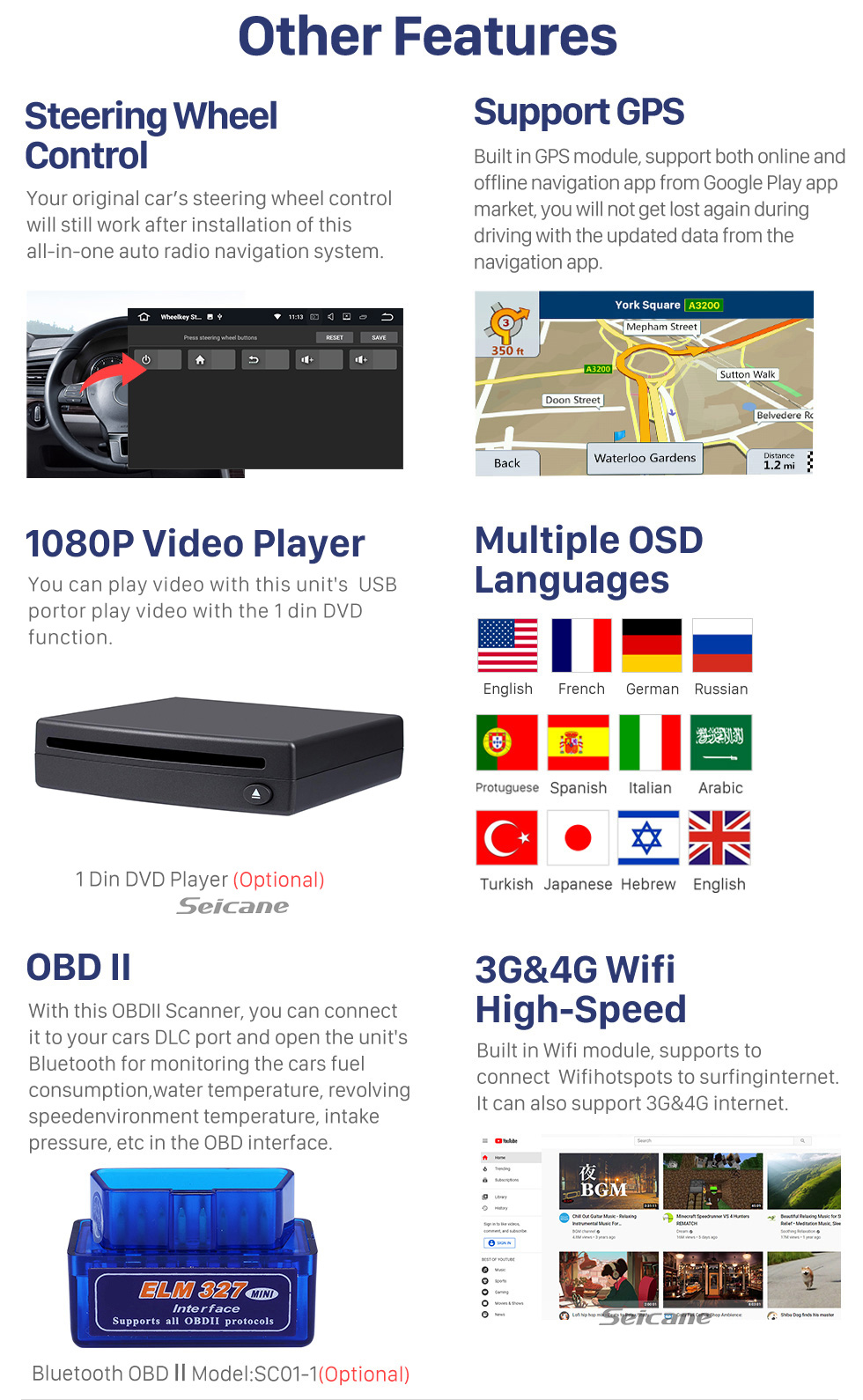 Seicane 9 inch Android 10.0 2015 Mitsubishi TRITON Manual A/C 1024*600 Touchscreen Radio with GPS Navi USB FM Bluetooth WIFI support RDS Carplay 4G DVD Player Seicane 9 inch Android 10.0 2015 Mitsubishi TRITON Manual A/C 1024*600 Touchscreen Radio with GPS Navi USB FM Bluetooth WIFI support RDS Carplay 4G DVD Player