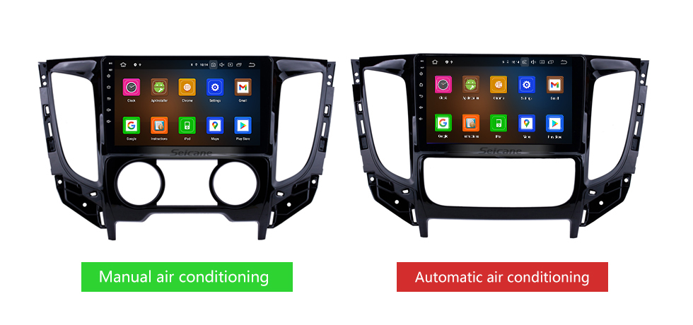 Seicane 9 inch Android 10.0 2015 Mitsubishi TRITON Manual A/C 1024*600 Touchscreen Radio with GPS Navi USB FM Bluetooth WIFI support RDS Carplay 4G DVD Player Seicane 9 inch Android 10.0 2015 Mitsubishi TRITON Manual A/C 1024*600 Touchscreen Radio with GPS Navi USB FM Bluetooth WIFI support RDS Carplay 4G DVD Player