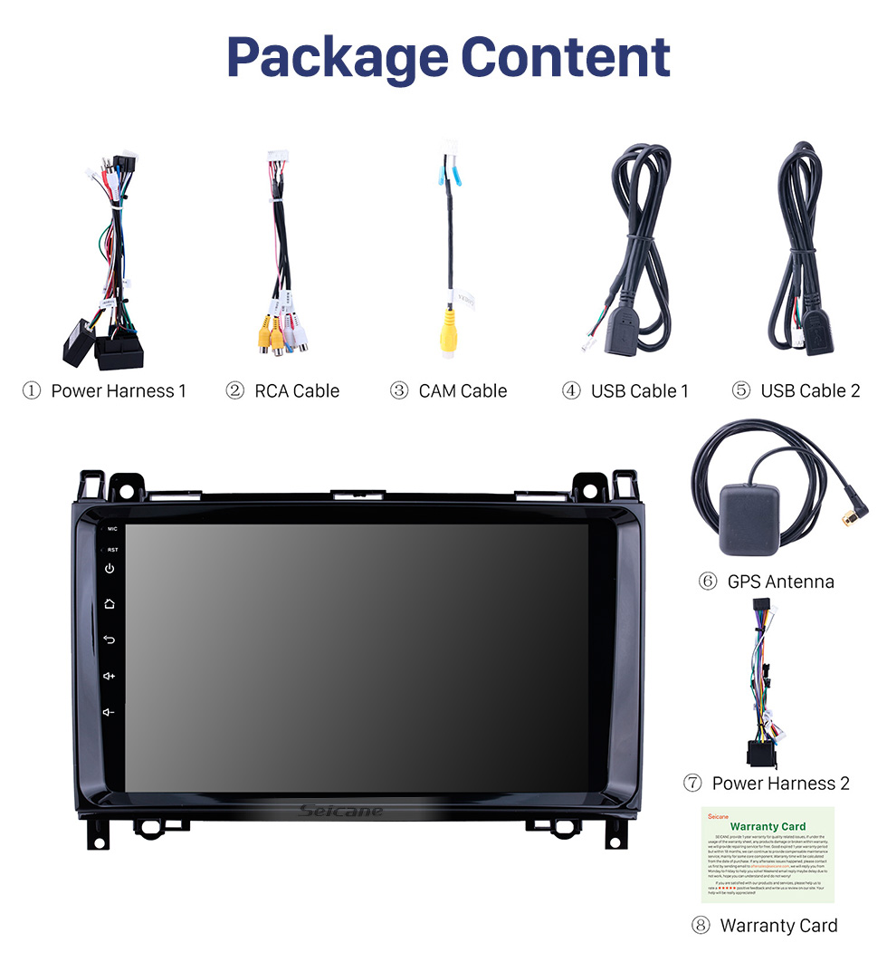 Seicane 9 inch 1024*600 touchscreen Radio for 2006-2012 Mercedes Benz Sprinter 211 CDI 309 CDI 311 CDI 509 CDI Benz A-class W169 A150 A170 Benz B-class W245 B170 B200 Benz Viano Vito W639 Benz W315 W318 Android 10.0 In Das Seicane 9 inch 1024*600 touchscreen Radio for 2006-2012 Mercedes Benz Sprinter 211 CDI 309 CDI 311 CDI 509 CDI Benz A-class W169 A150 A170 Benz B-class W245 B170 B200 Benz Viano Vito W639 Benz W315 W318 Android 10.0 In Das